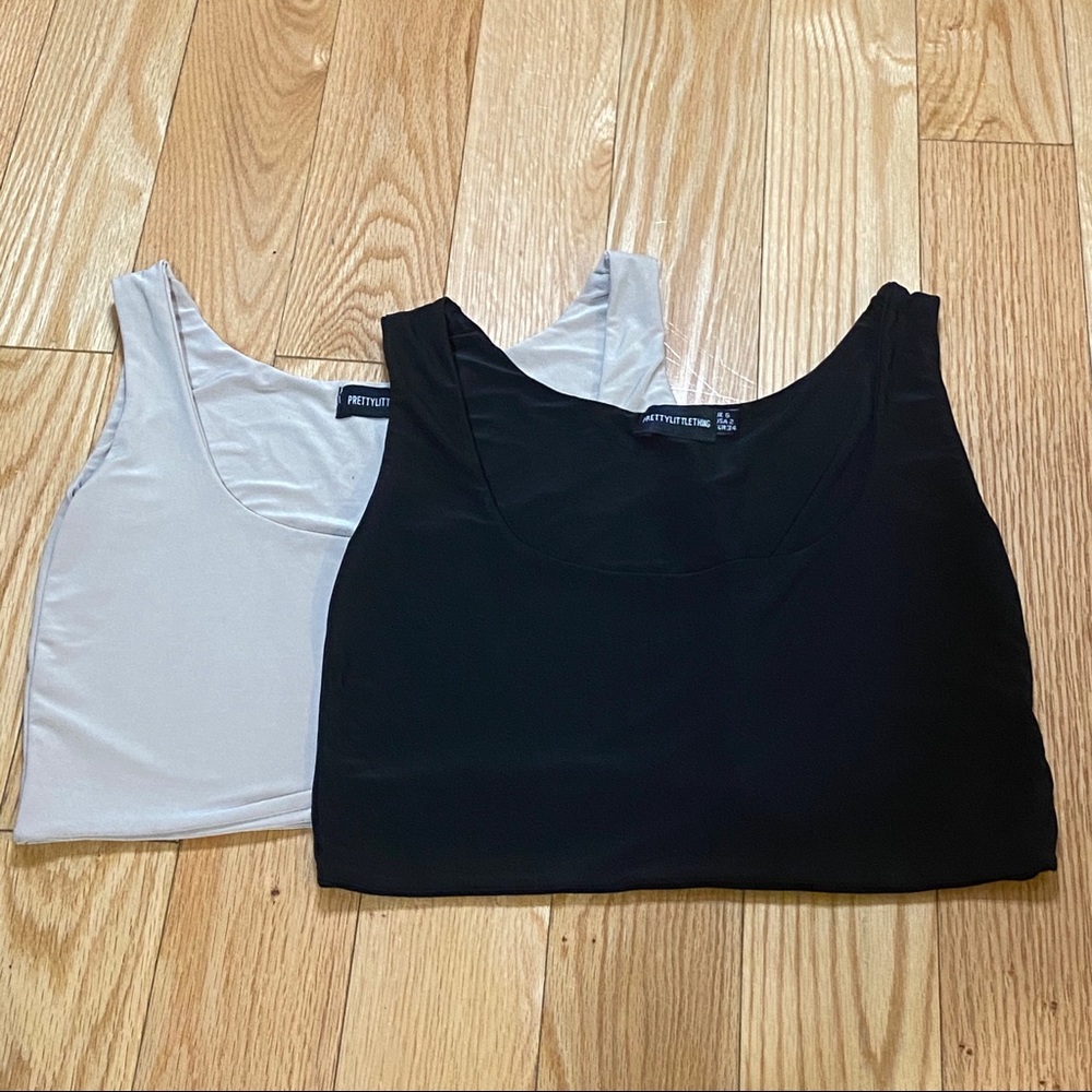 TOPSHOP SQUARE NECK CROP TOPS (2)